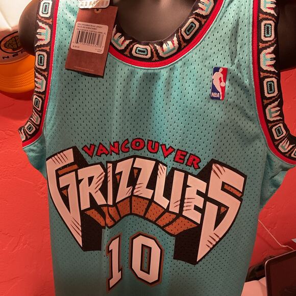 Mitchell & Ness 1998 Vancouver Grizzlies Basketball Jersey Men XL Mike Bibby NWT - Picture 1 of 5